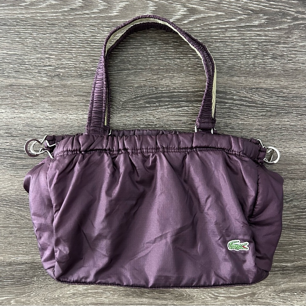Lacoste Purple Satchel Bag